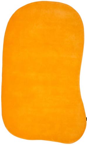 Tapis FLUBBER orange 90x160 Bizarre Concept