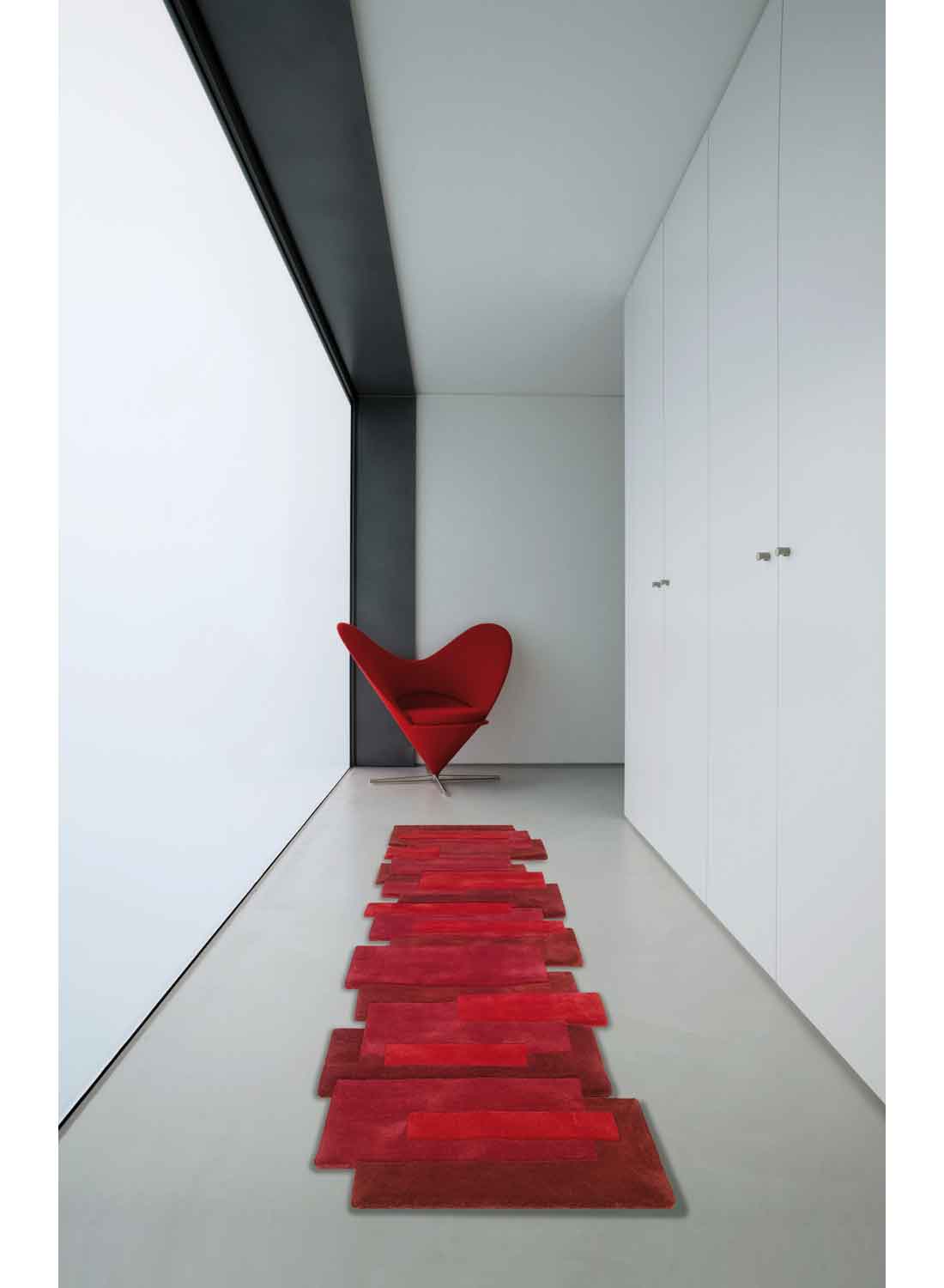 Tapis rouge couloir pebbles angelo - unamourdetapis Tapis rouge couloir pebbles angelo - unamourdetapis