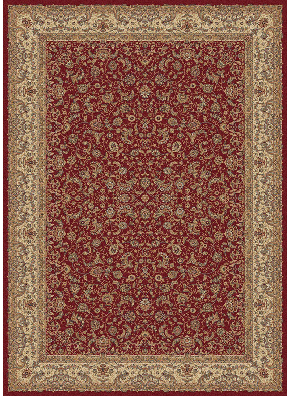 Tapis TABRIS 2 rouge 160x230 Unamourdetapis