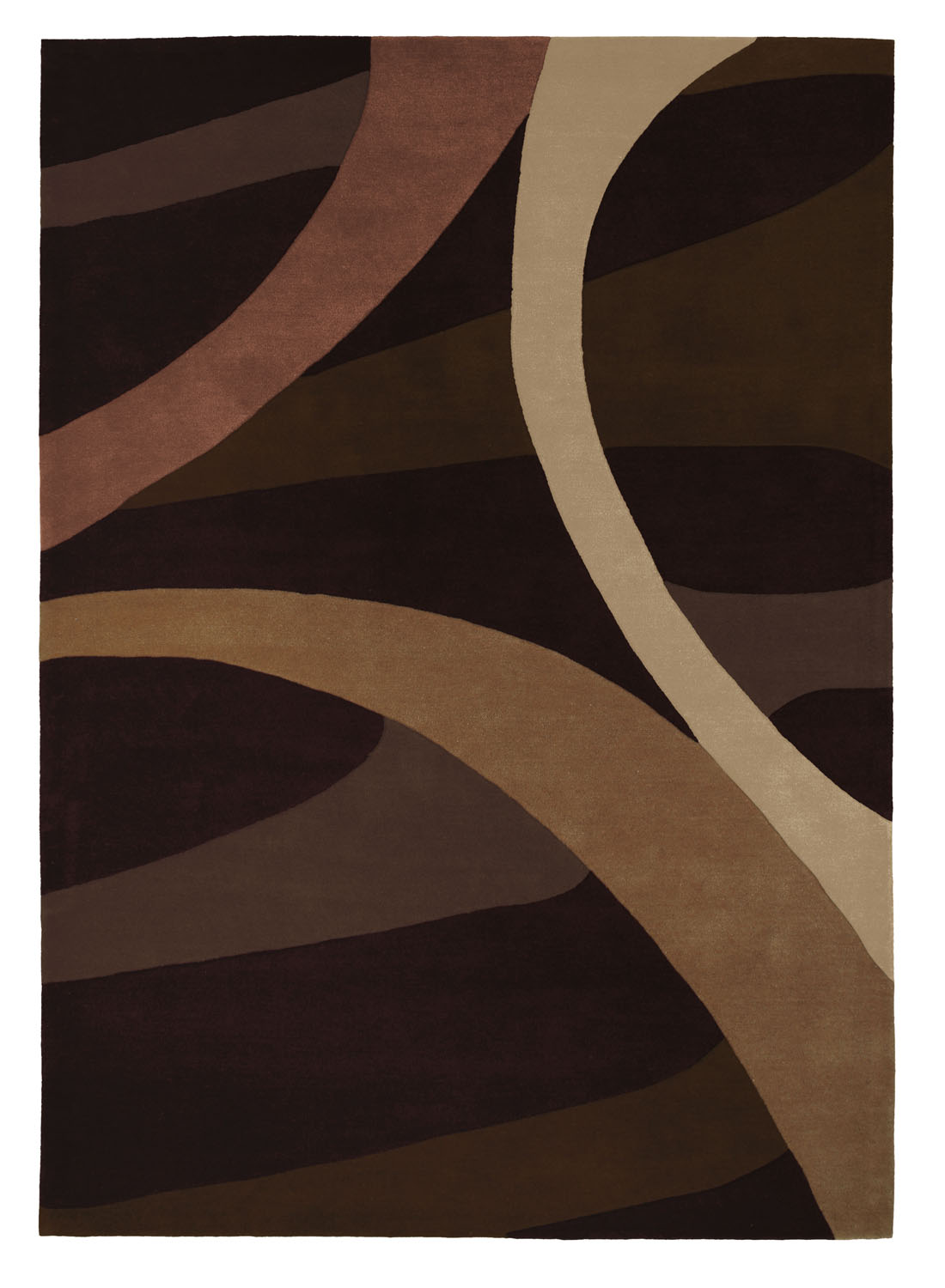 Tapis BROWNIES chocolat 140x200 Arte Espina