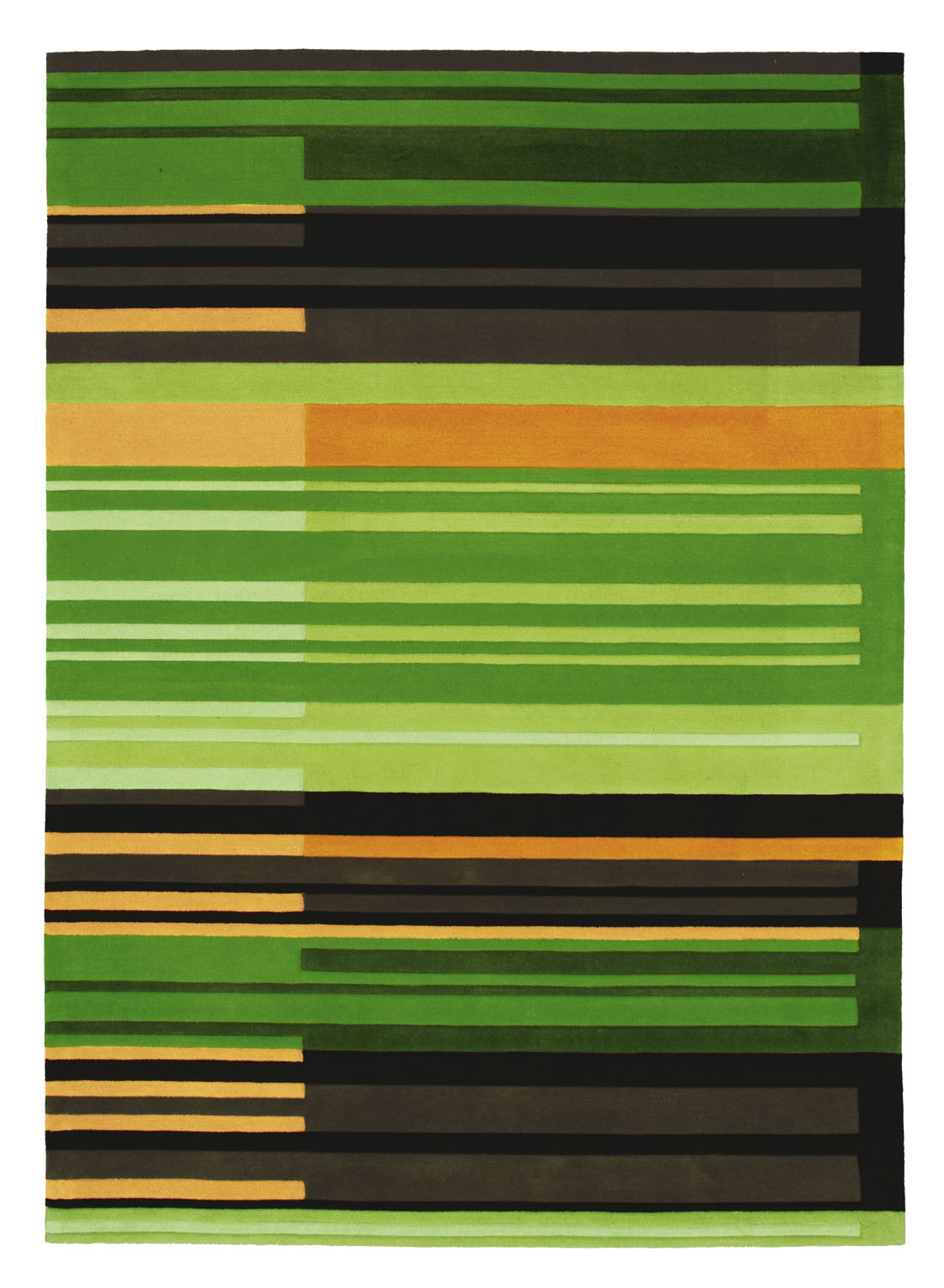 Tapis COLOUR CODES vert 70x140 Arte Espina