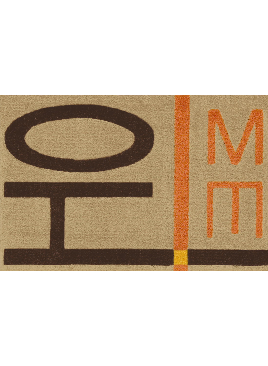 Paillasson LIVING MAT LETTERS beige 64x97 Arte Espina