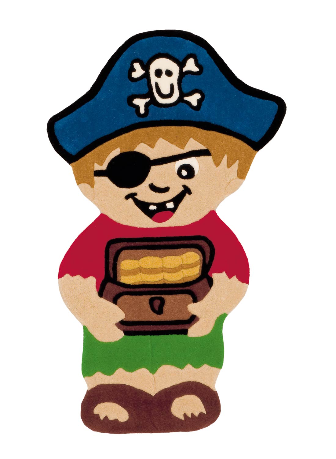 Tapis enfants PIRATE bleu 70x120 Arte Espina