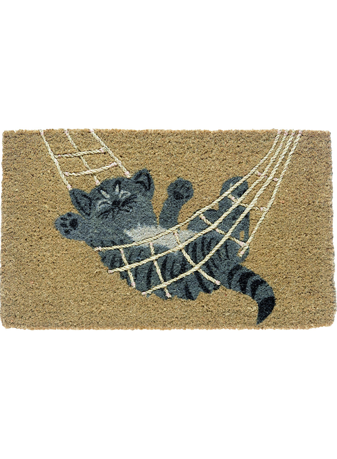 Paillasson COCO CREATIVE gris 45x75 Unamourdetapis