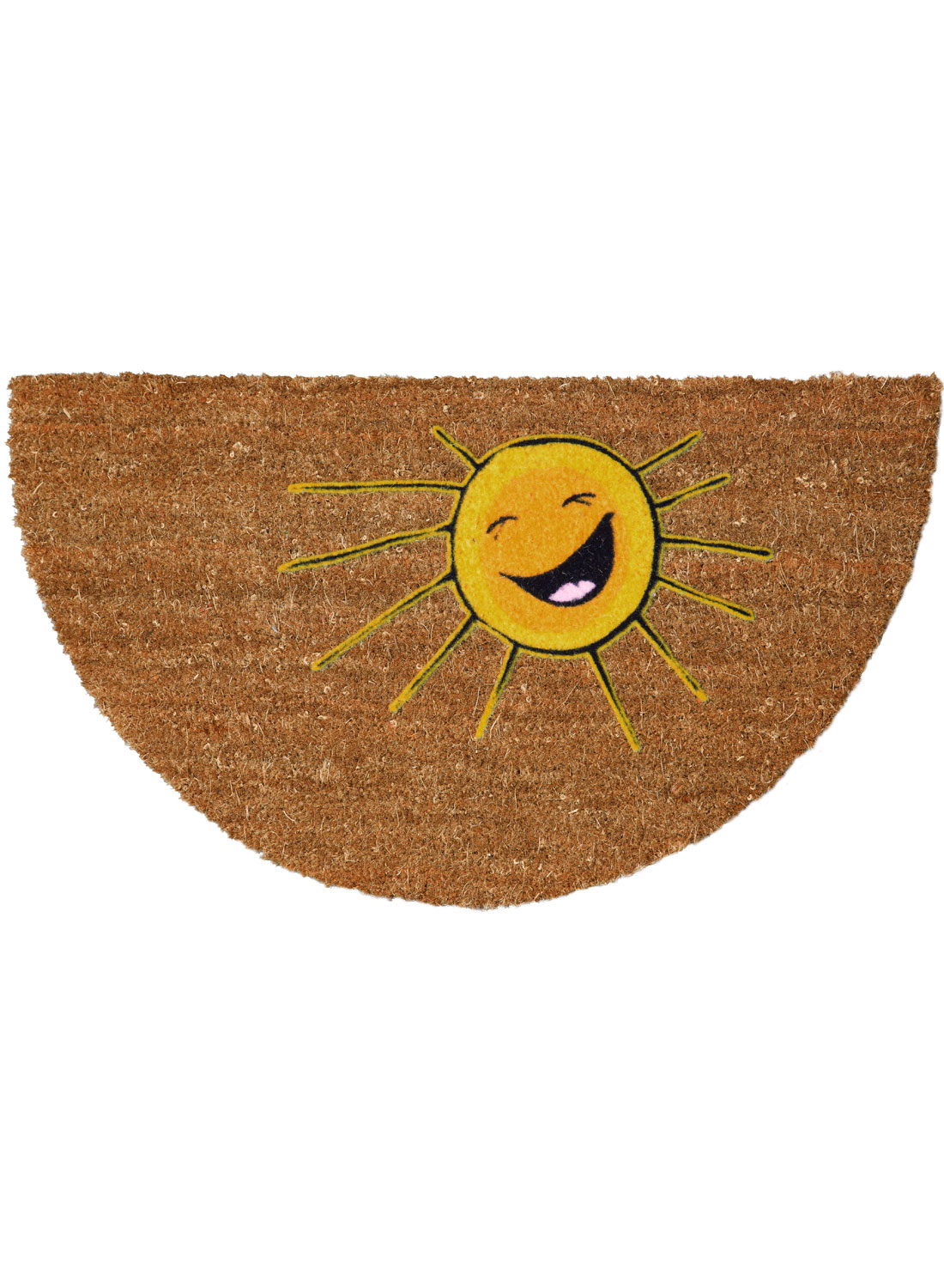 Paillasson COCO DESIGN jaune 40x75 Unamourdetapis