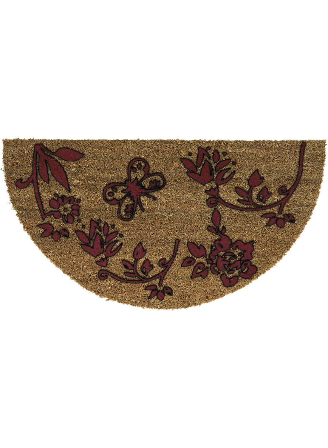 Paillasson COCO DESIGN rouge 40x75 Unamourdetapis