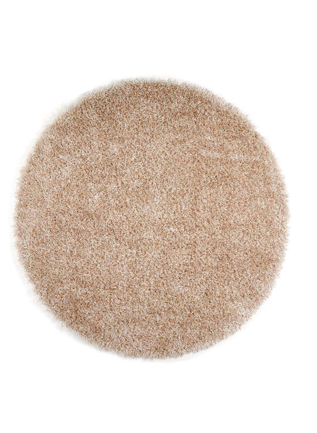 Tapis FEELING ROND ecru 200x200 Unamourdetapis