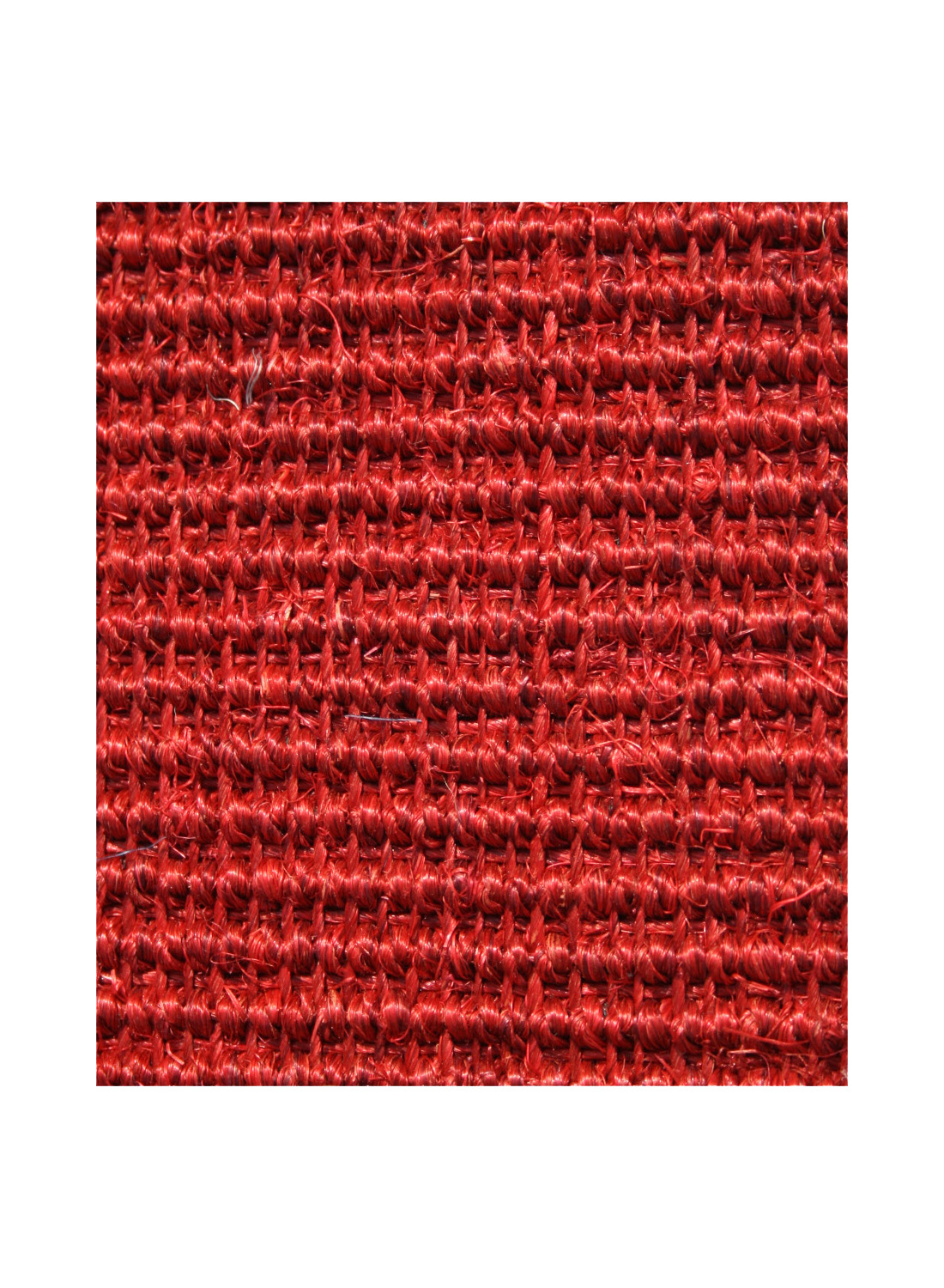 Tapis SISAL MANAUS rouge 200x250 Unamourdetapis