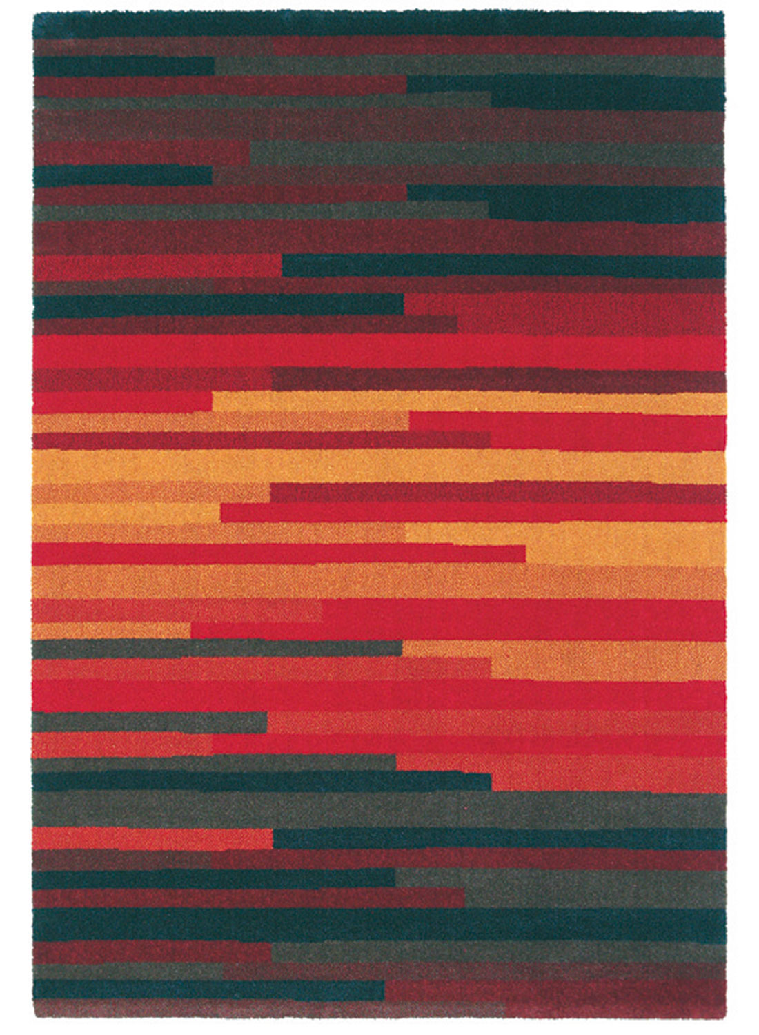 Tapis SPLINTER orange 140x200 Brink and Campman