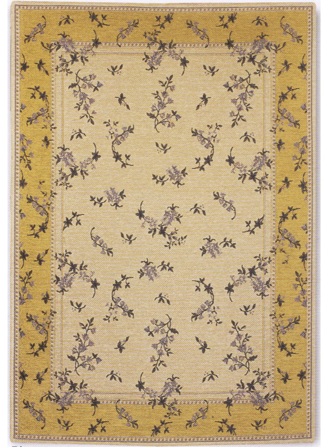 Tapis FIGARO prune 140x200 De Porteere Deco