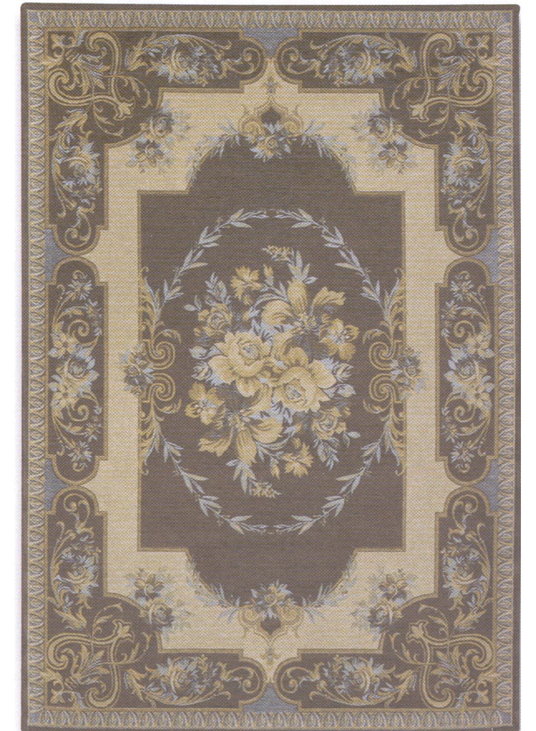 Tapis MAGNUS bleu 170x240 De Porteere Deco