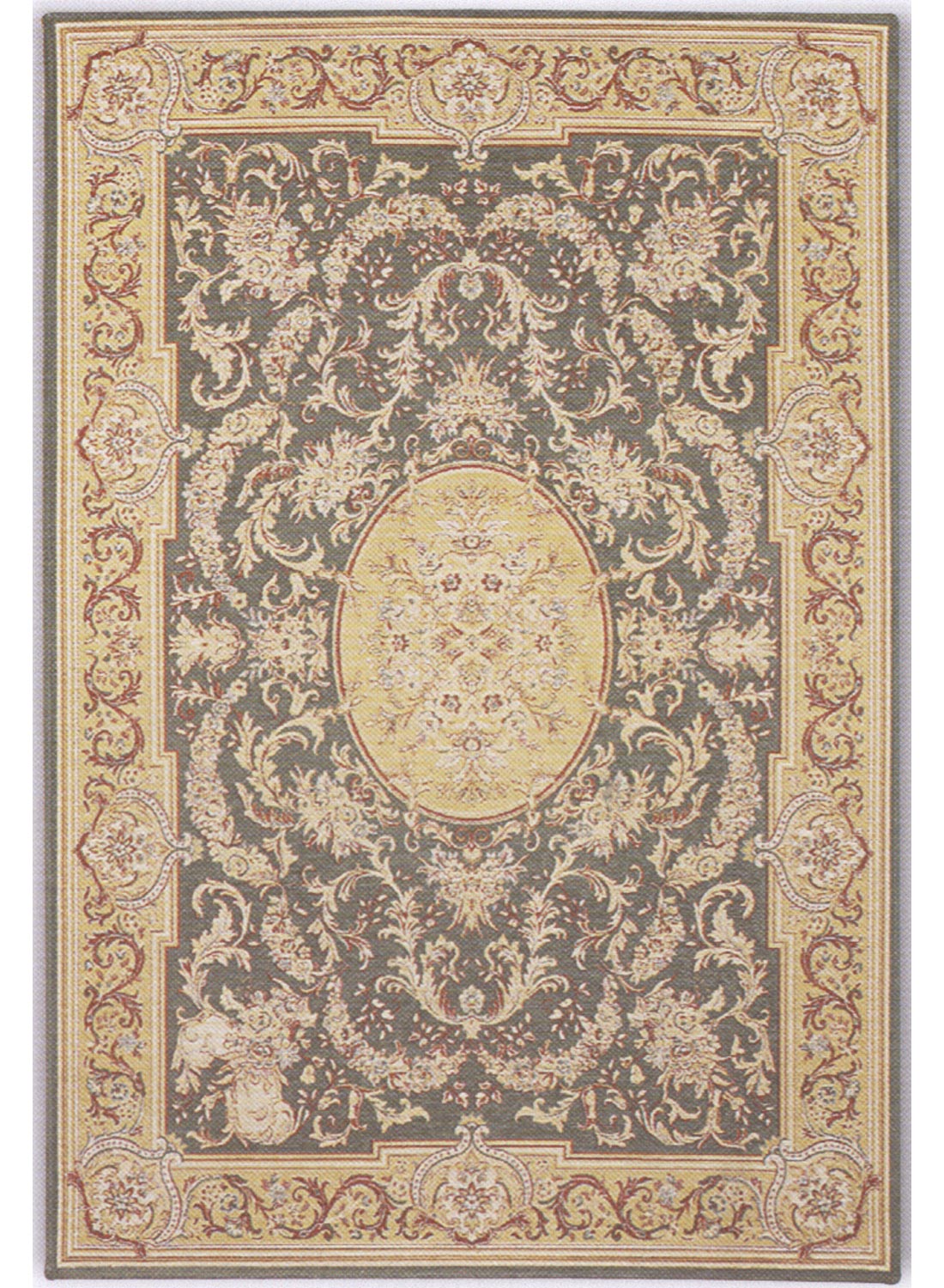 Tapis VICTORIA vert 140x200 De Porteere Deco