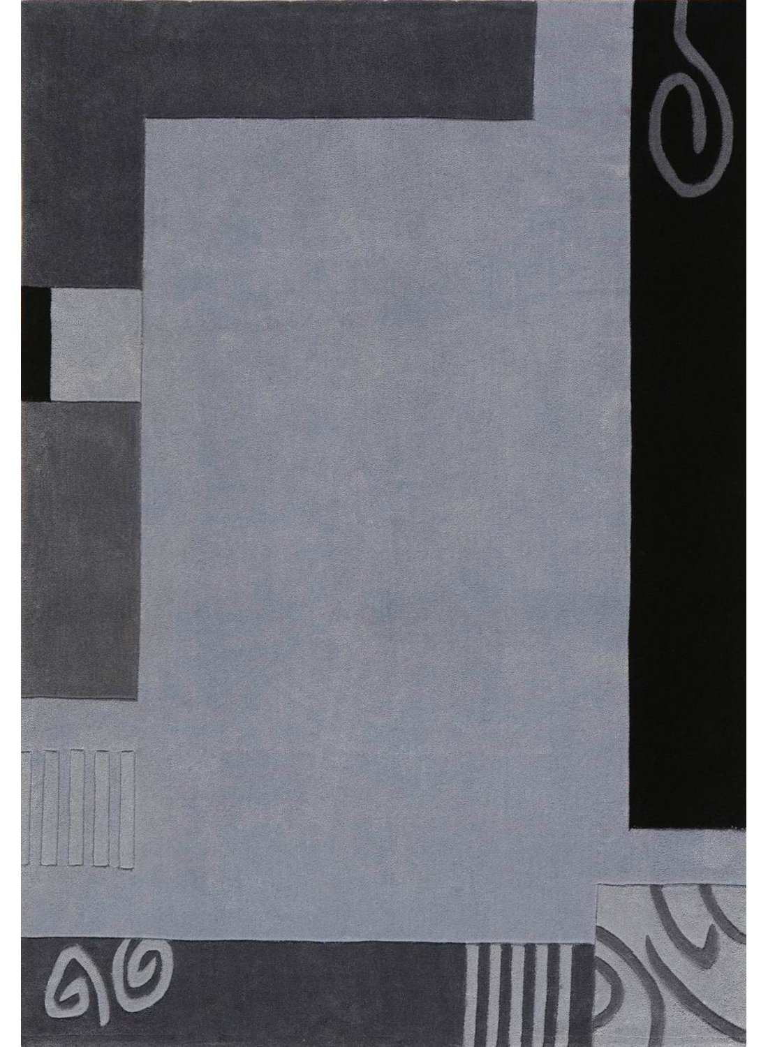 Tapis CONFORT 37 gris 160x230 Domodeko