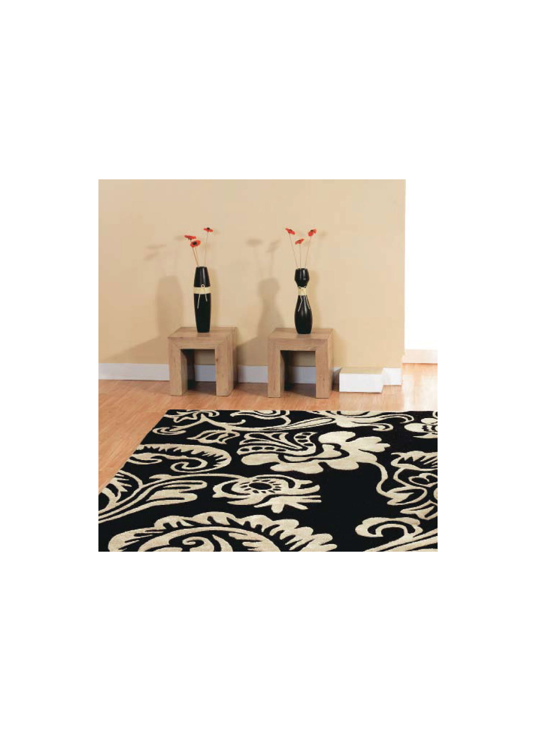 Tapis SPRAWL blackwhite 170x240 Habana Home