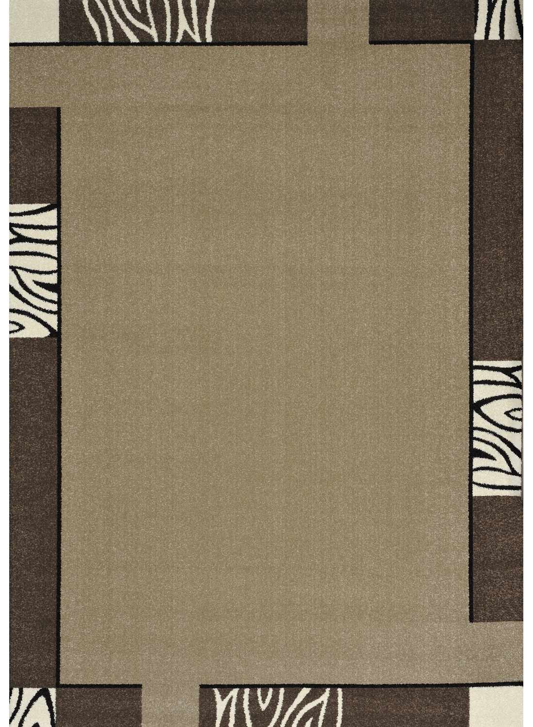 Tapis FRISCO BORDER caramel 80x150 Unamourdetapis