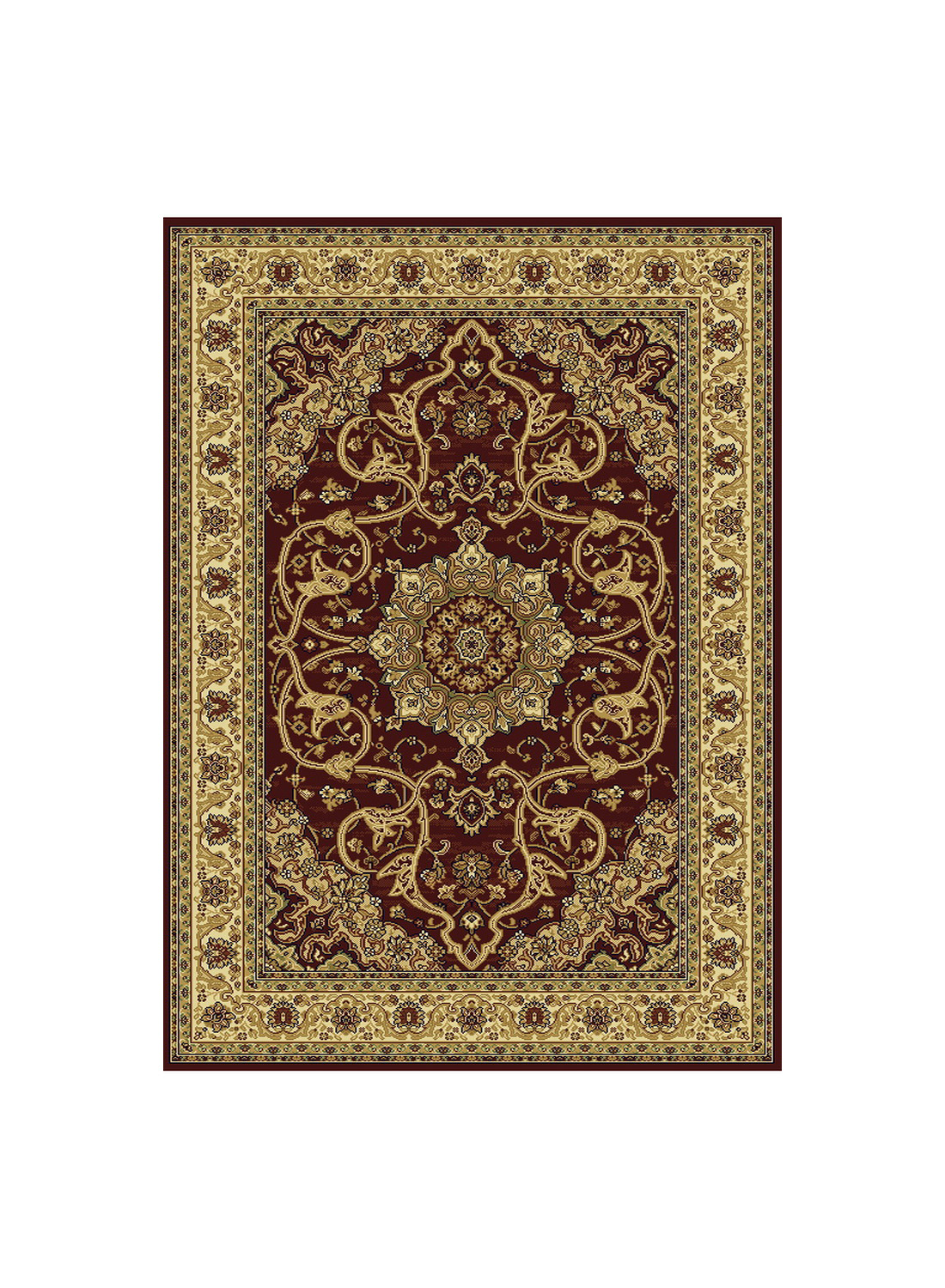 Tapis ROMA bordeaux 200x290 Unamourdetapis