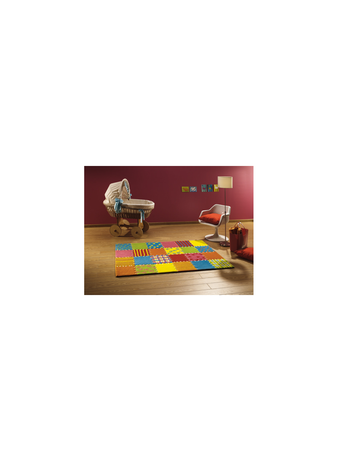 Tapis enfants BAMBINI 8 multicolor 120x160 Unamourdetapis
