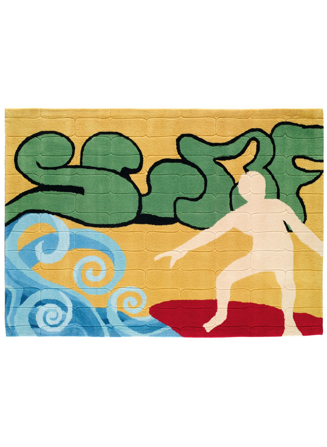 Tapis enfants HIP HOP SURF multicolor 120x160 Unamourdetapis