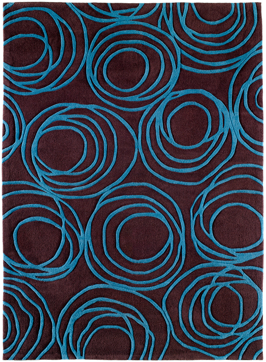 Tapis SPIRALE bleu 130x190 Unamourdetapis