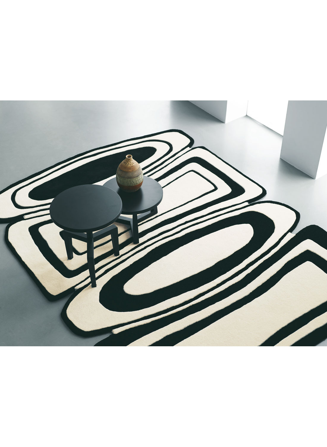 Tapis NATIVE blackwhite 170x230 Mexx