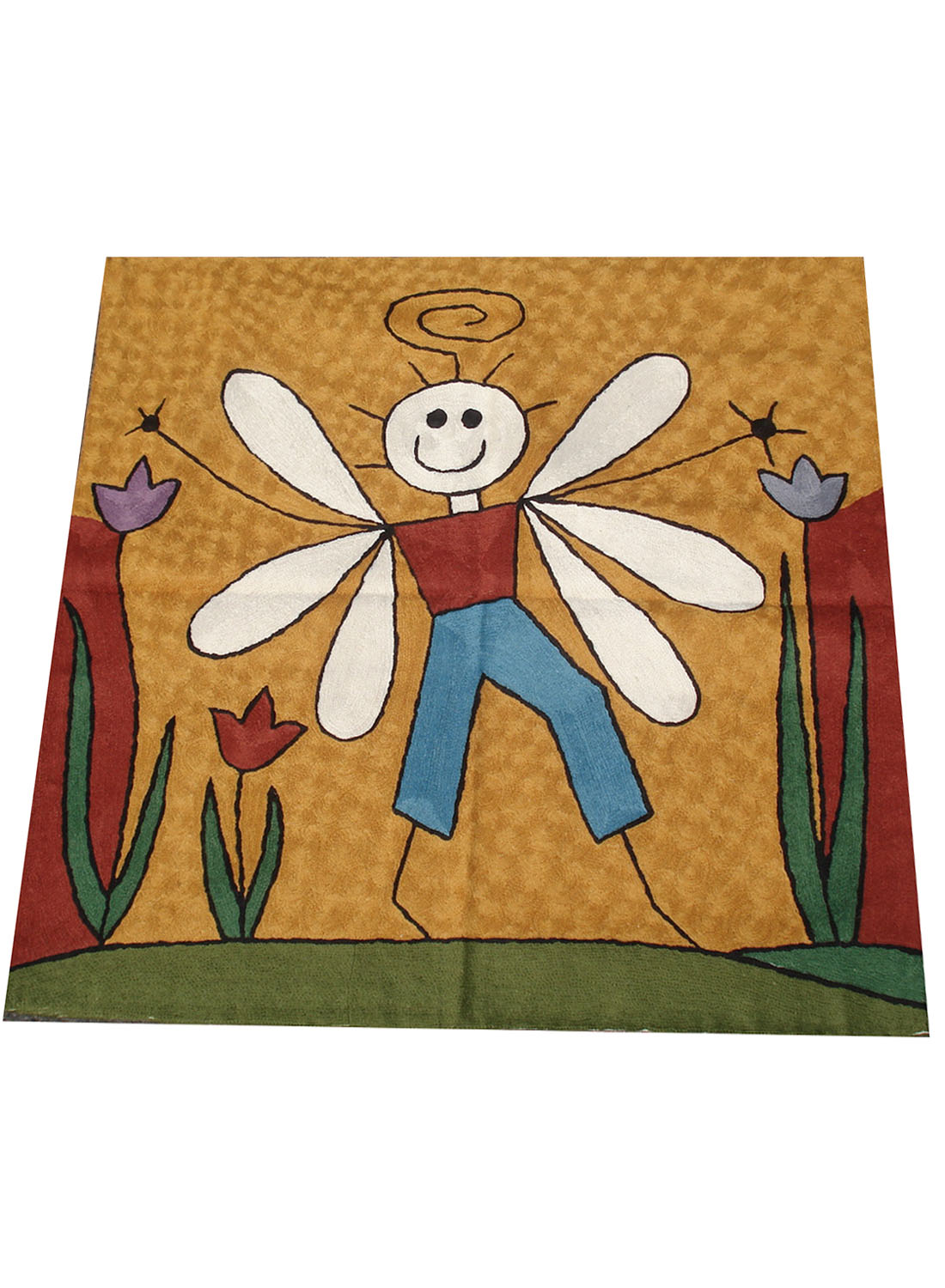 Tapis coton abstrait unamourdetapis Tapis coton abstrait unamourdetapis