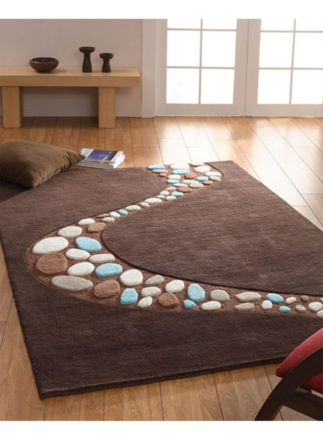 Tapis PIERREVAL marron unamourdetapis