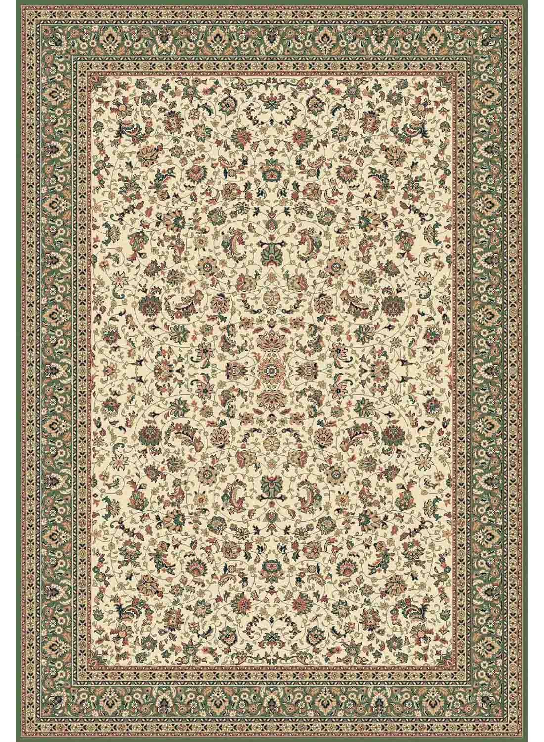 Tapis S KAZBAH 6 vert 83x250 Unamourdetapis