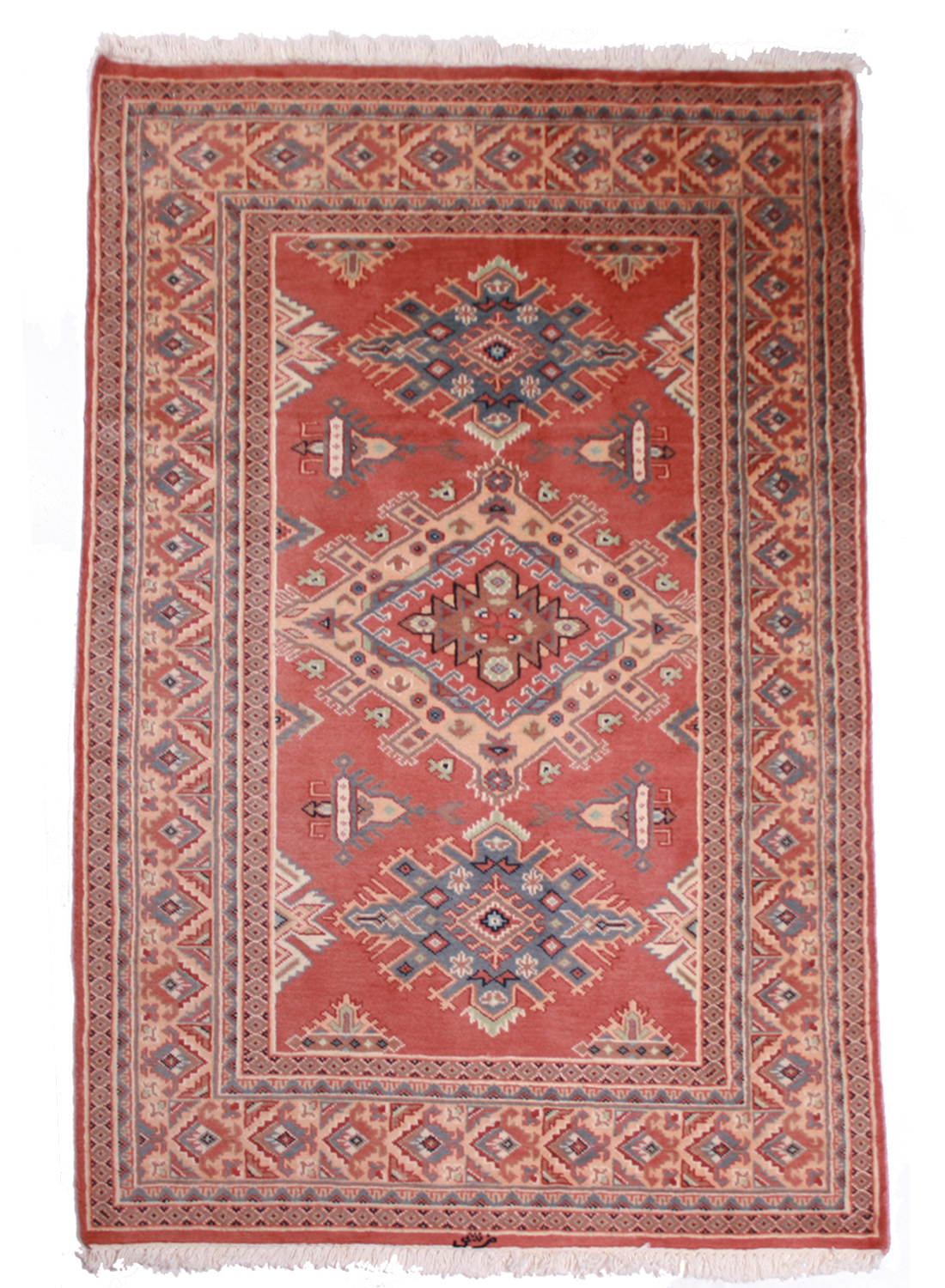 Tapis SHADAPOUR 8 bordeaux 123x190 Unamourdetapis