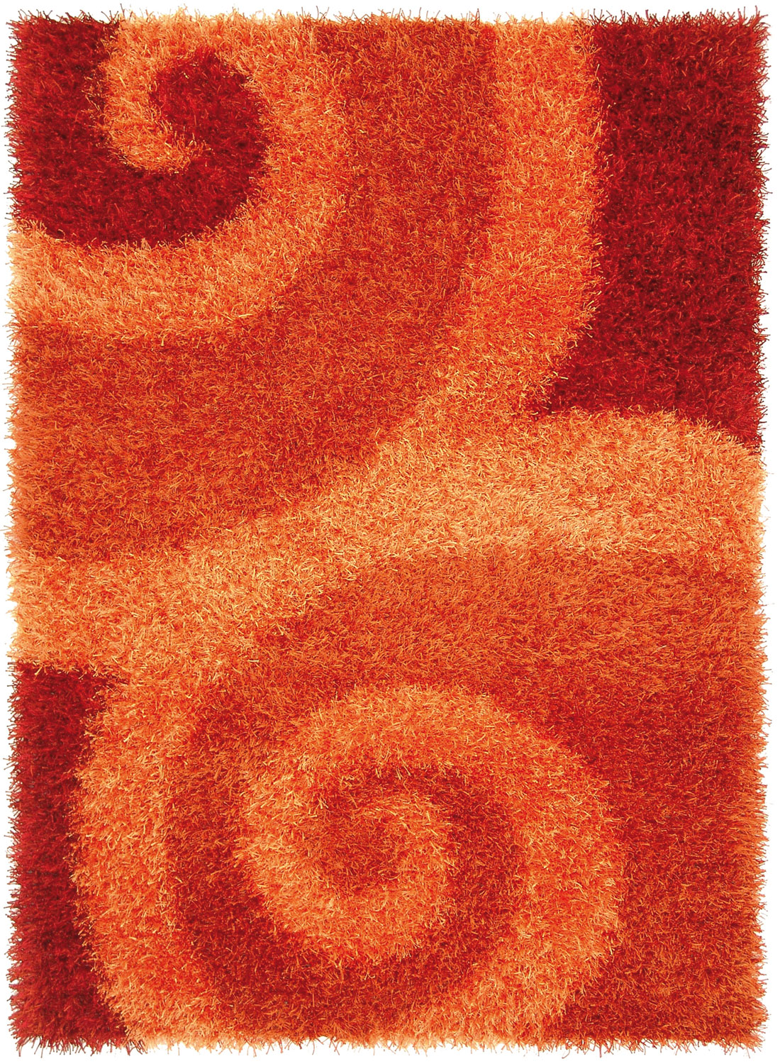 Tapis VALLEE orange 90x160 Unamourdetapis