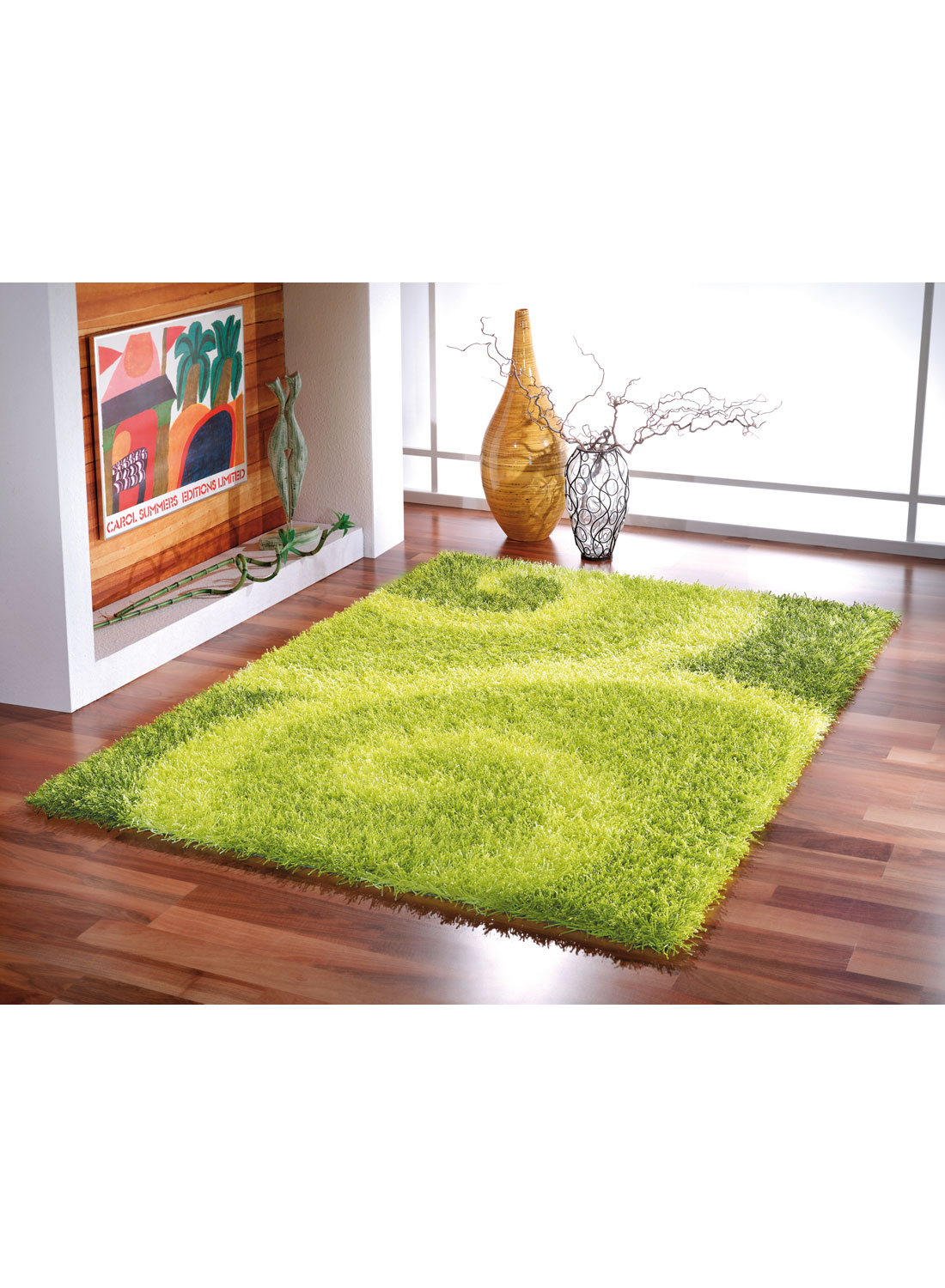 Tapis VALLEE vert 170x240 Unamourdetapis