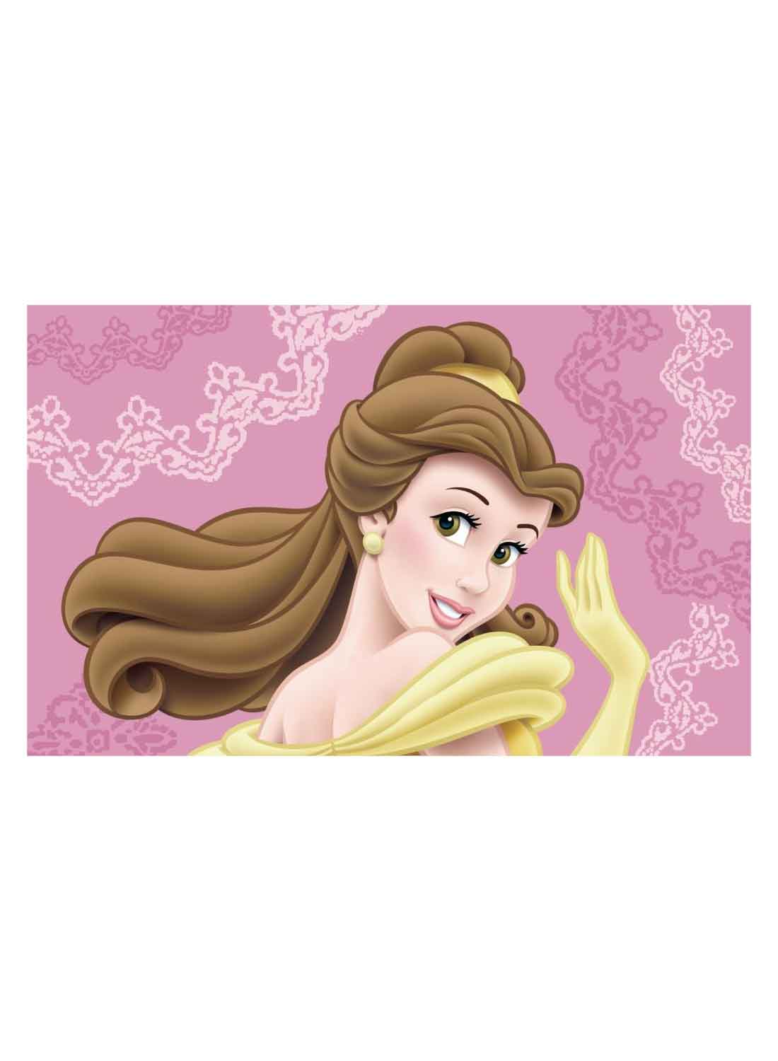 Tapis enfants BELLE rose 67x110 Walt Disney
