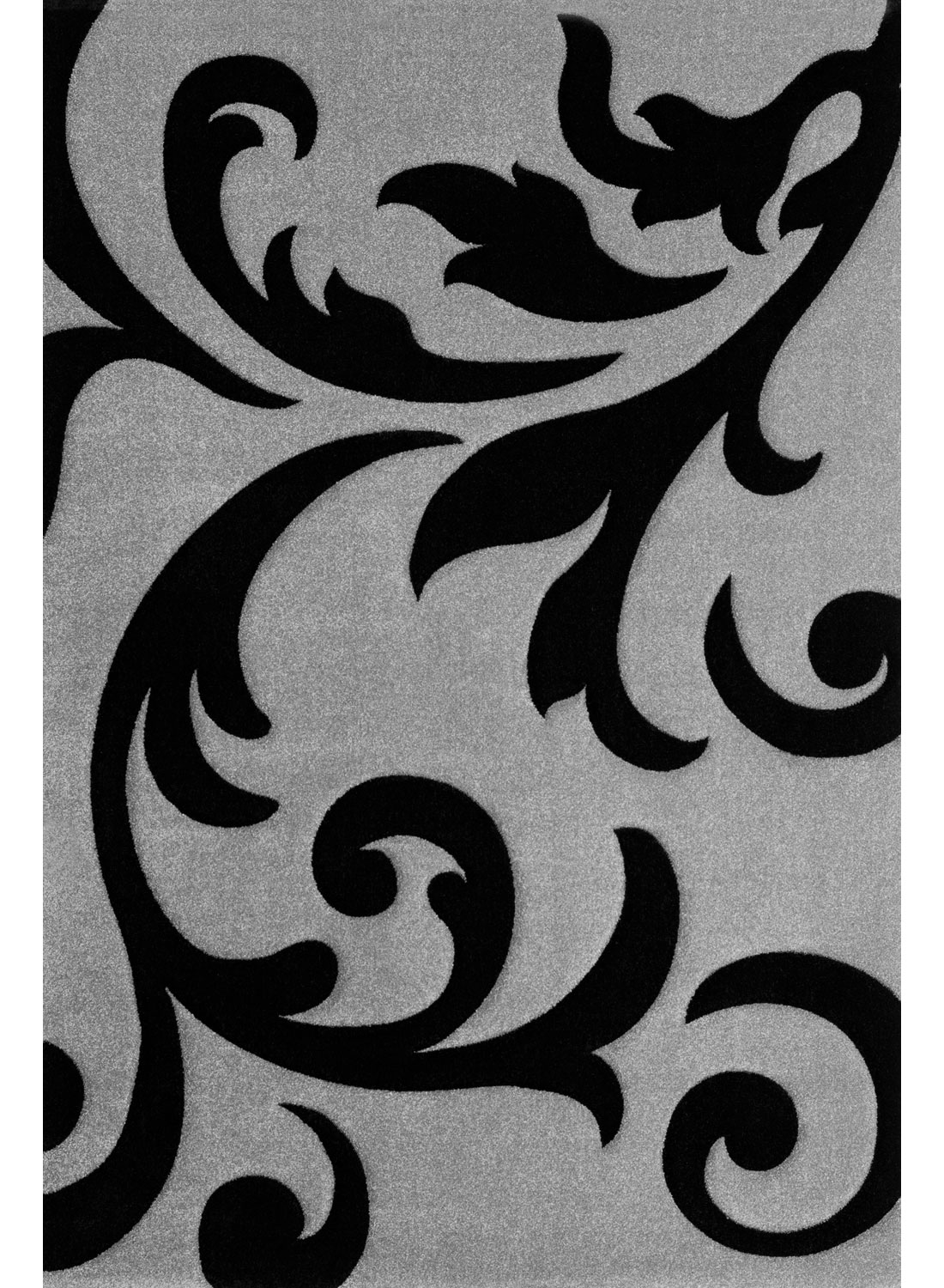 Tapis LAMBADA 2 argent 140x200 Unamourdetapis