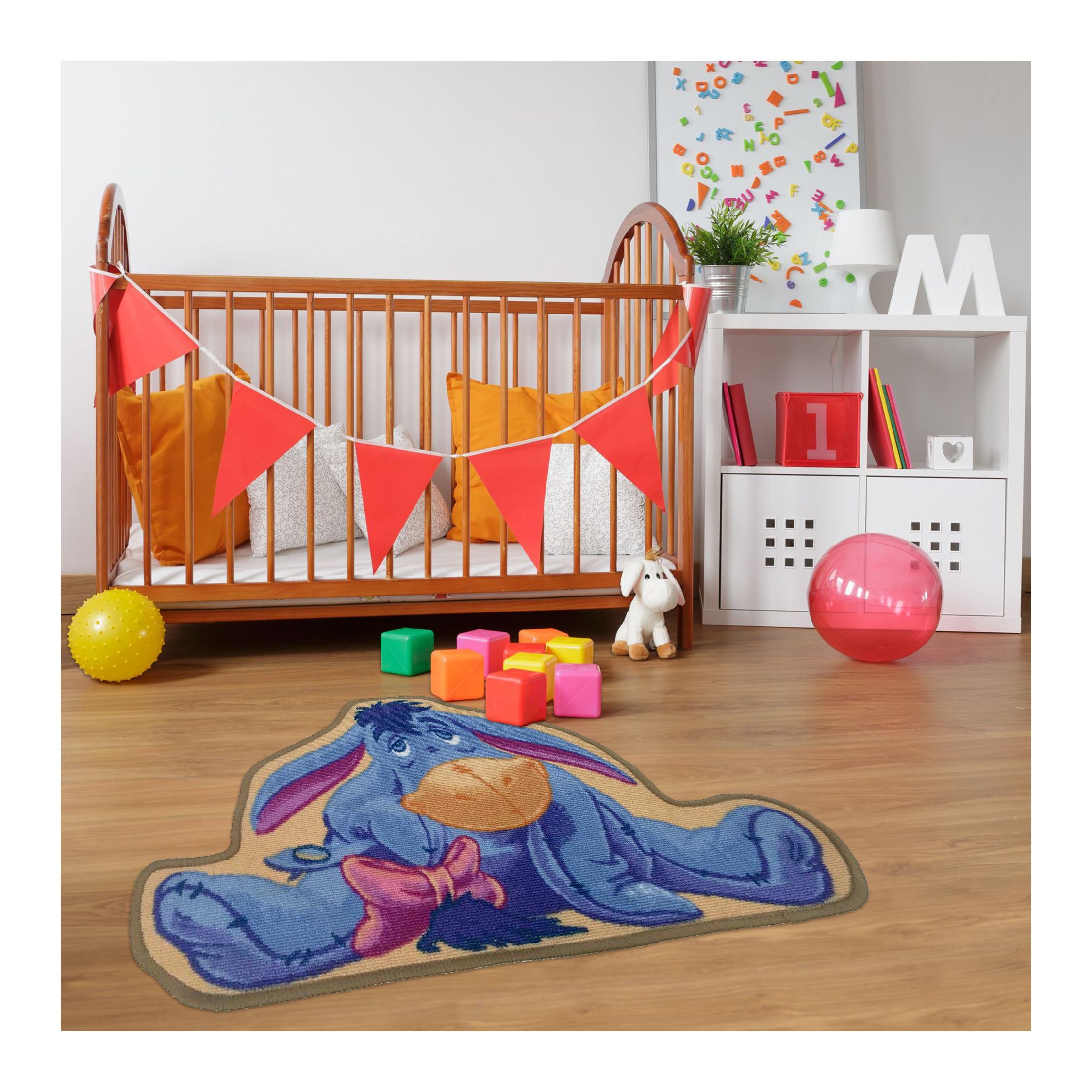 Tapis Enfant Shaped Bourriquet Violet De Winnie