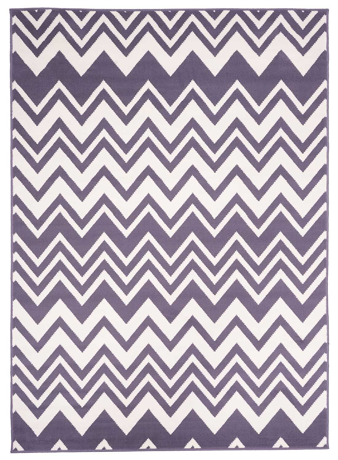 Tapis Moderne V Vagues Gris Un Amour De Tapis
