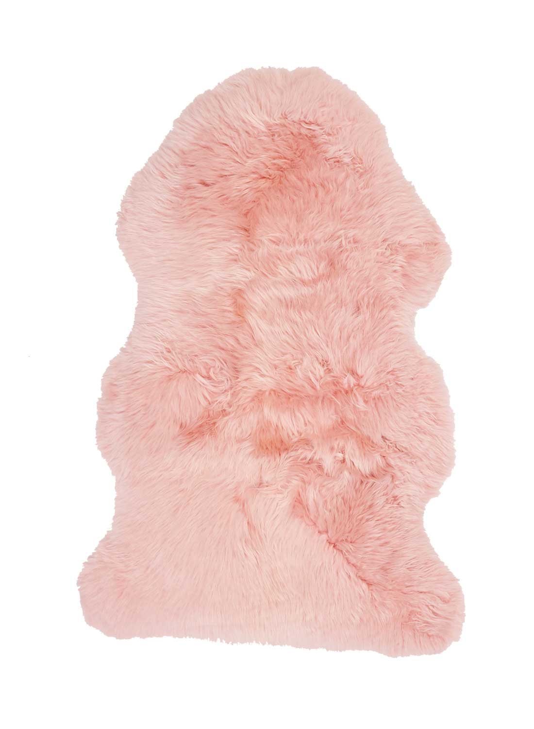 Tapis Peau De Mouton Rose