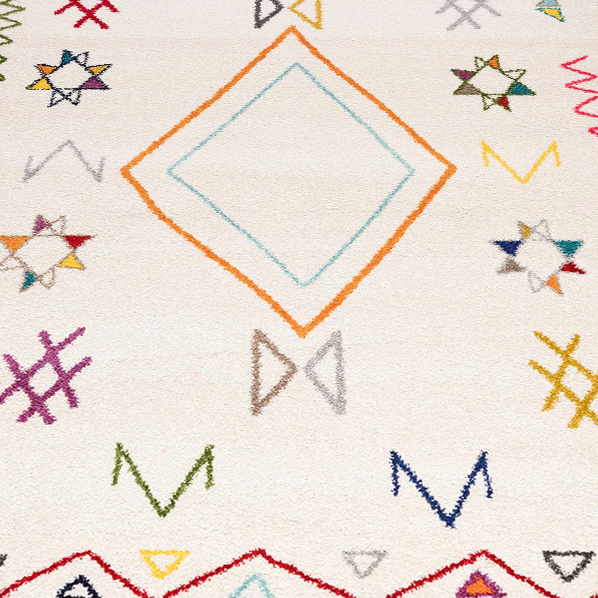 Tapis berbère tissé motif ethnic LYN5 JADIDA — vue 4