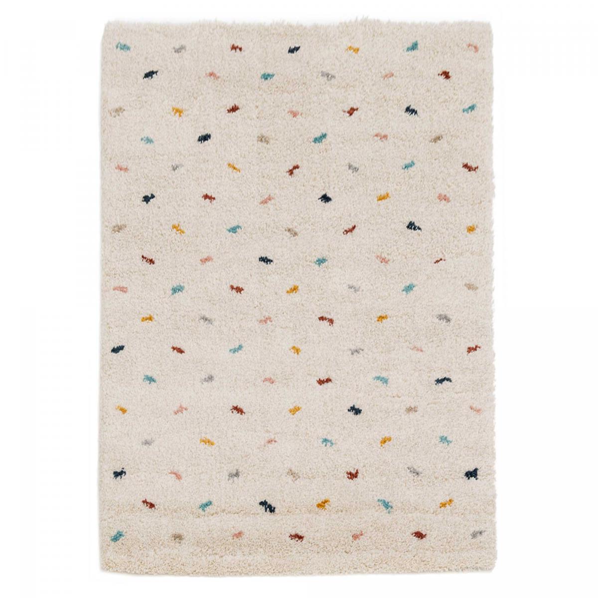 Tapis shaggy tissé motif simple CALYPSO 4 — vue 3