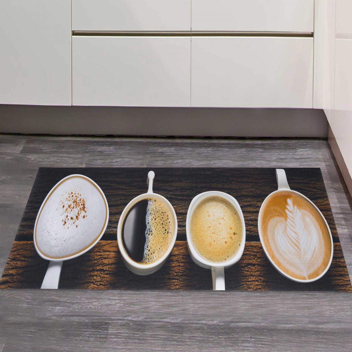 Tapis de cuisine en PVC motif fresque KITMILK — vue 3