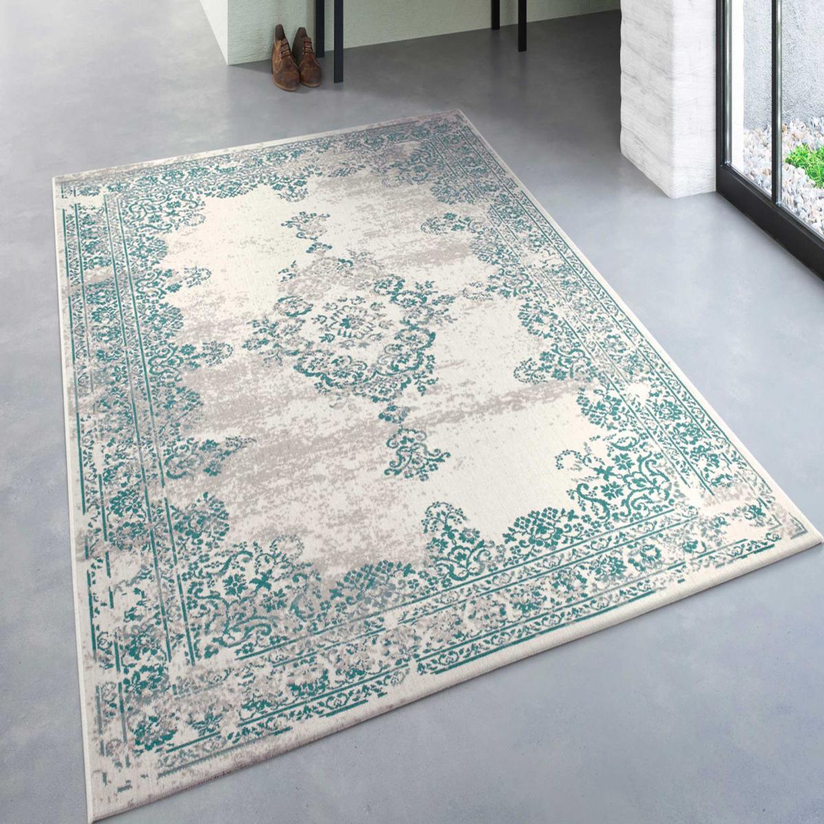 Tapis salon et chambre tissé motif oriental LUMIN 2 — vue 3