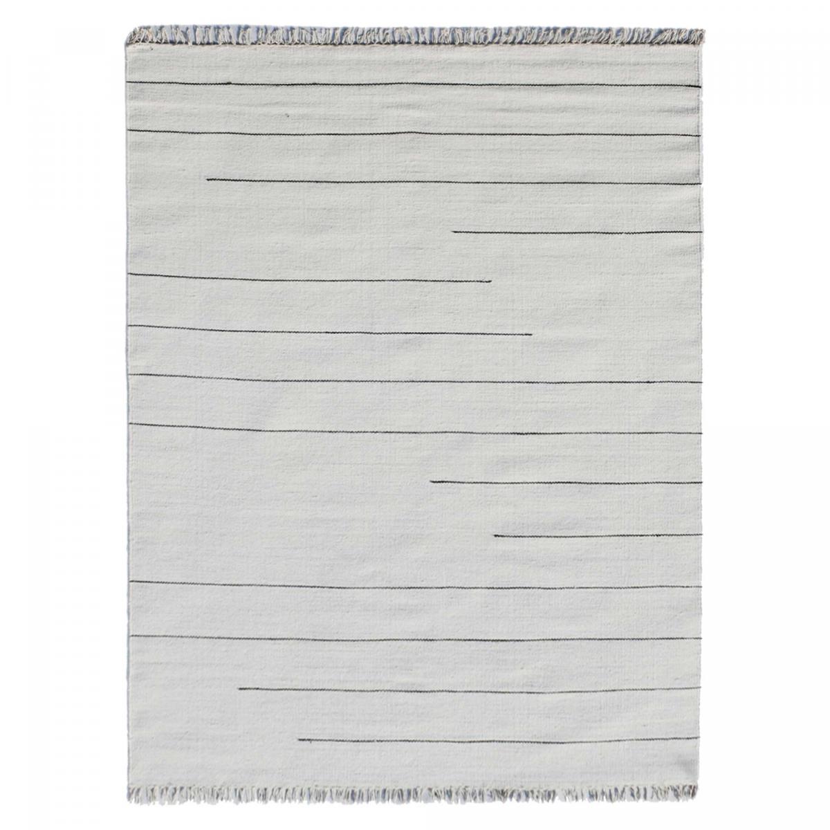 Tapis kilim fait main en laine motif simple PRAHA — vue 3