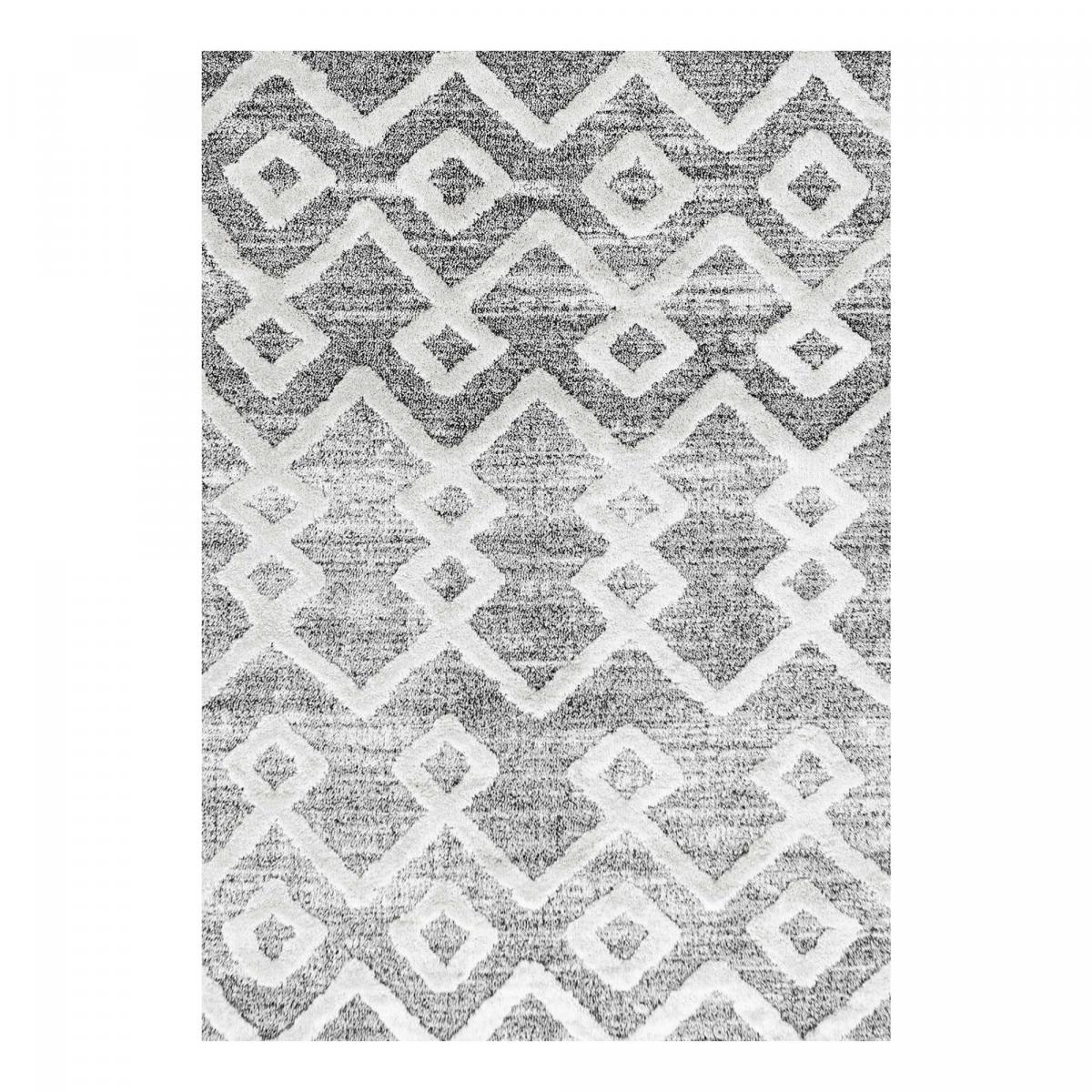 Tapis salon et chambre tissé motif scandinave PISTIOUL — vue 3