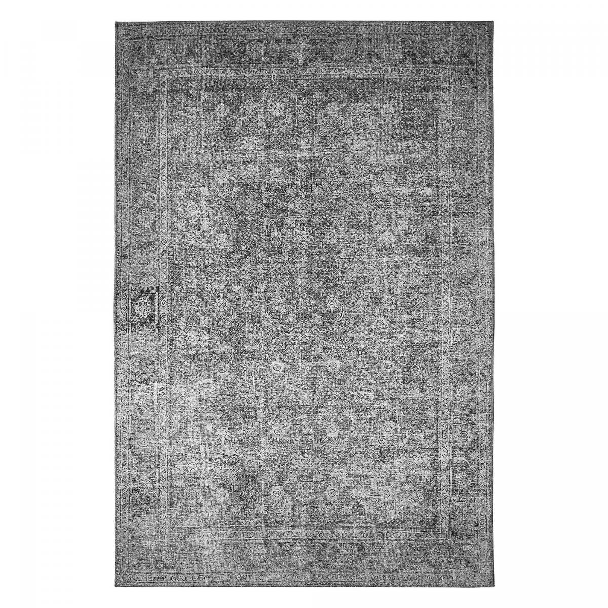 Tapis salon et chambre tissé motif faux uni NIKAL — vue 3