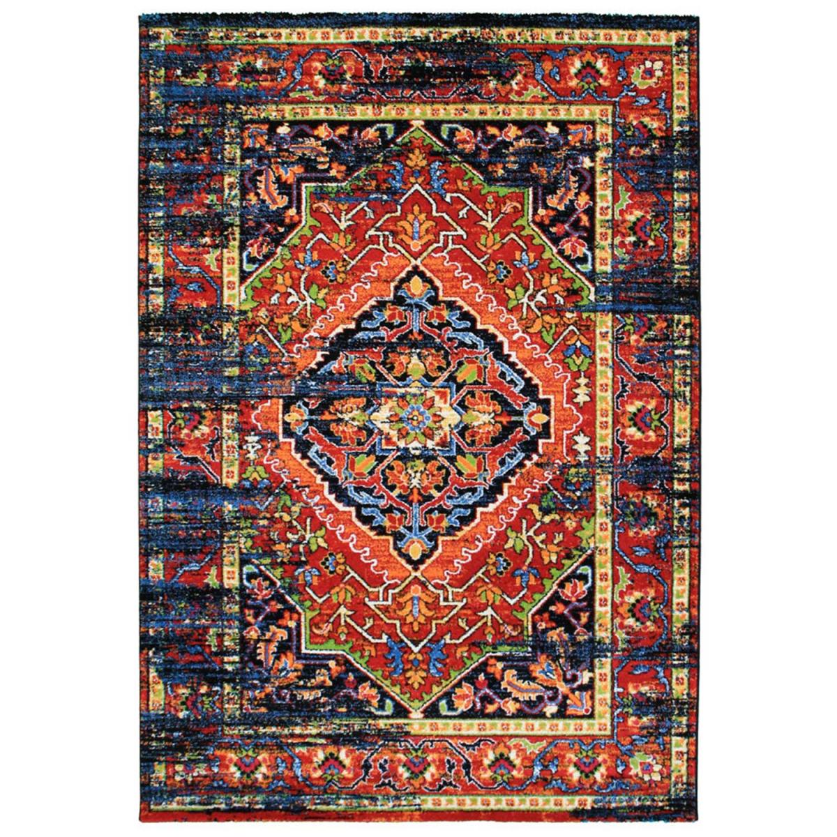 Tapis oriental tissé motif ancestral MADAL