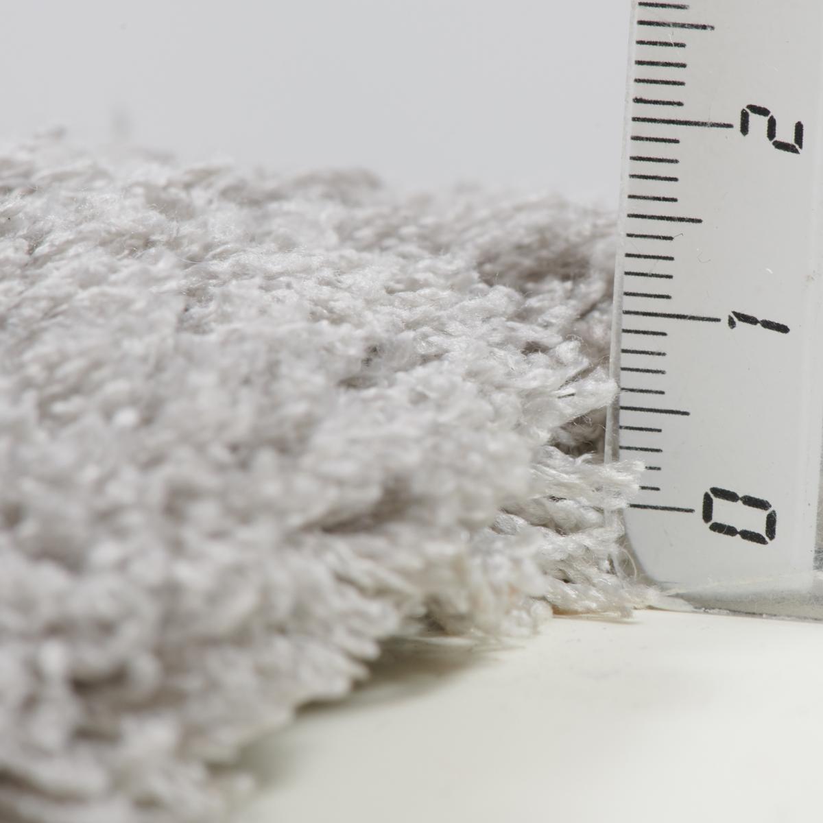 Tapis longs poils shaggy fait à la main motif uni CHIC — vue 6