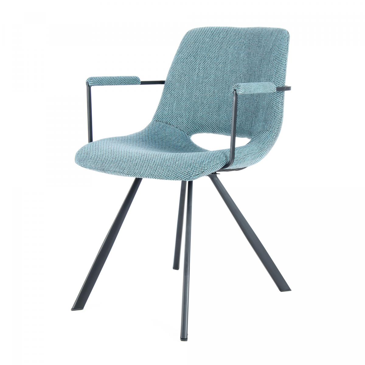 Fauteuil semi artisanal en lin LOT DE 2 ASE
