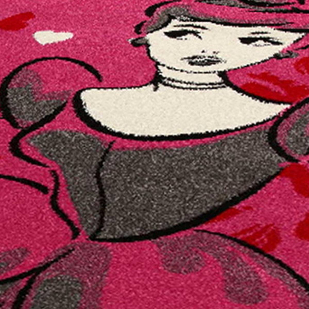 Tapis enfant tissé motif princesse CINDERELLA — vue 4