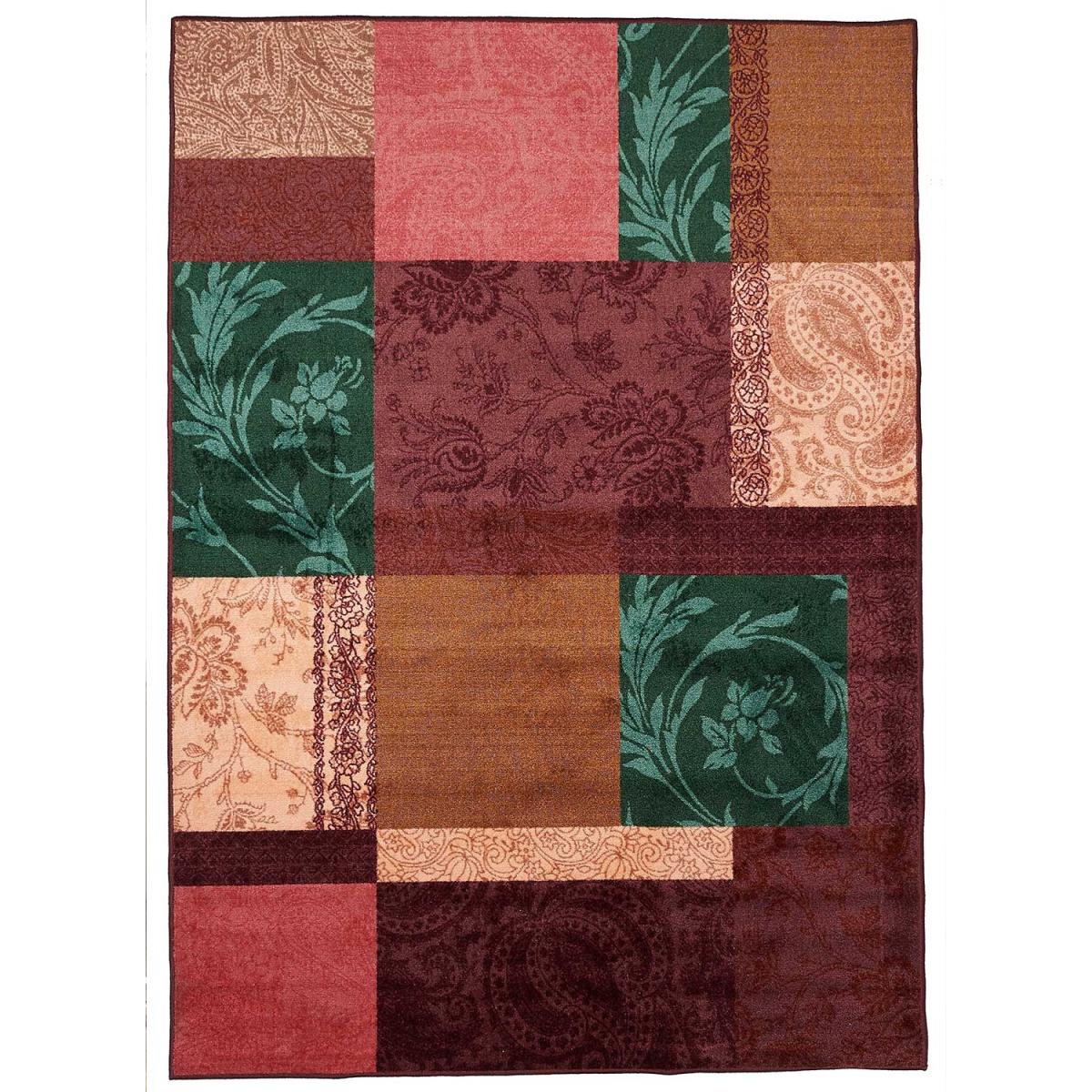 Tapis chambre tissé ISPARTA PATCHWORK