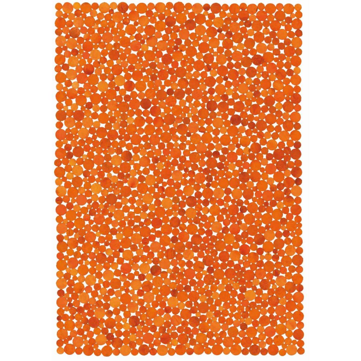 Tapis peau de vache RODEO, kilim fait main