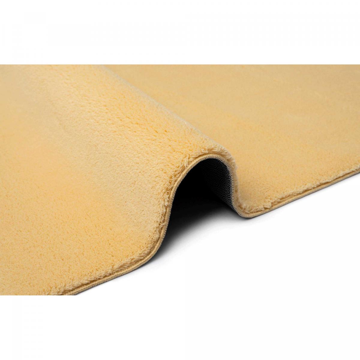 Tapis LYN10 LAVABLE uni, tapis shaggy à longs poils — vue 6