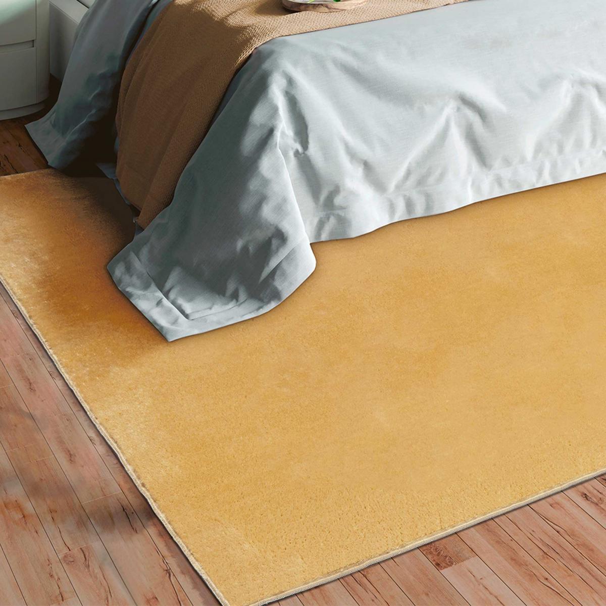Tapis LYN10 LAVABLE uni, tapis shaggy à longs poils — vue 5